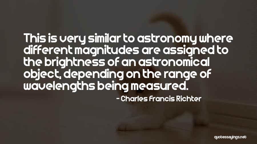 Magnitudes Quotes By Charles Francis Richter Magnitudes Quotes By Charles Francis Richter