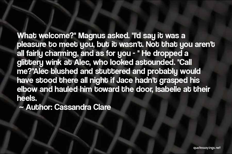 Magnus Bane And Alec Quotes By Cassandra Clare