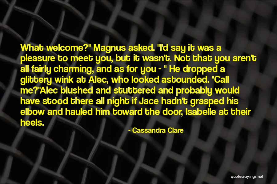 Magnus X Alec Quotes By Cassandra Clare