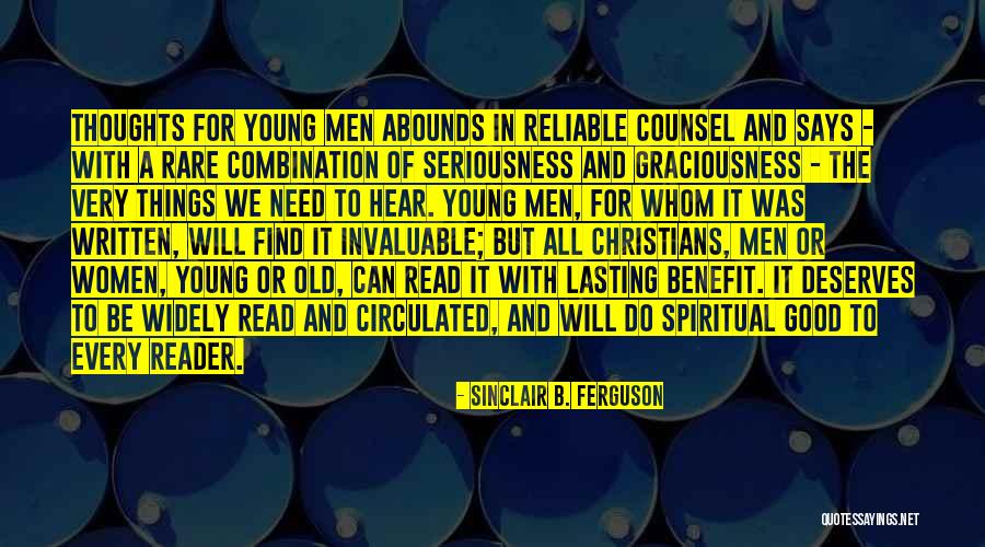 Magrys Quotes By Sinclair B. Ferguson Magrys Quotes By Sinclair B. Ferguson