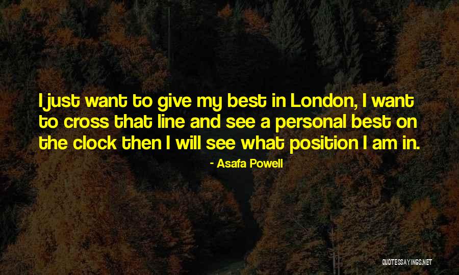 Magyari B La Quotes By Asafa Powell Magyari B La Quotes By Asafa Powell