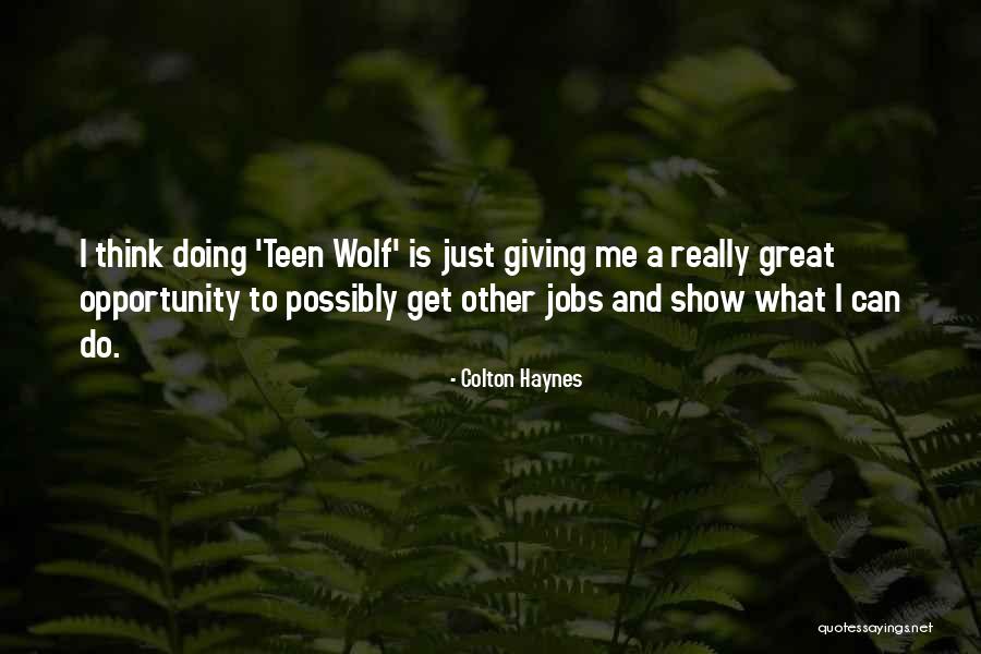 Mahallati Artist Quotes By Colton Haynes Mahallati Artist Quotes By Colton Haynes