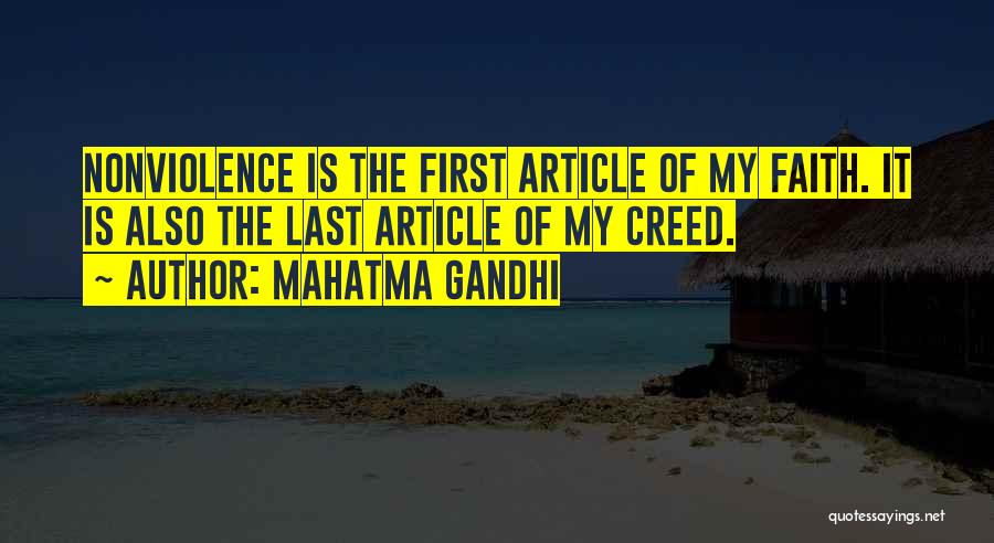 Mahatma Gandhi Nonviolence Quotes By Mahatma Gandhi