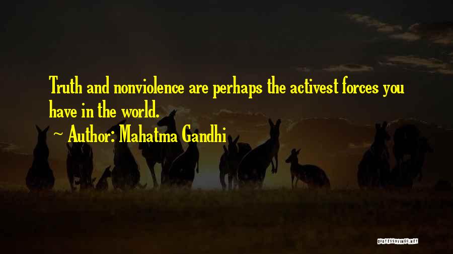 Mahatma Gandhi Nonviolence Quotes By Mahatma Gandhi