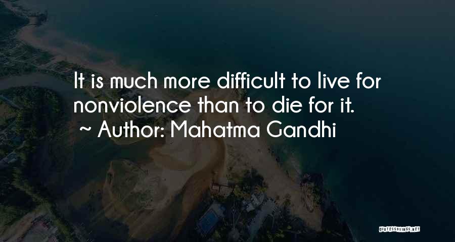 Mahatma Gandhi Nonviolence Quotes By Mahatma Gandhi