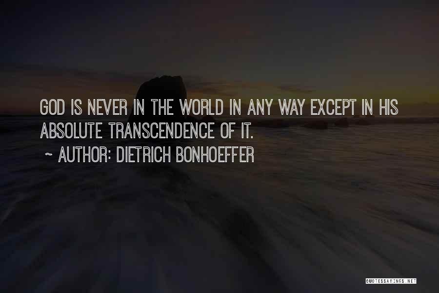 Mahdi Elmandjra Quotes By Dietrich Bonhoeffer