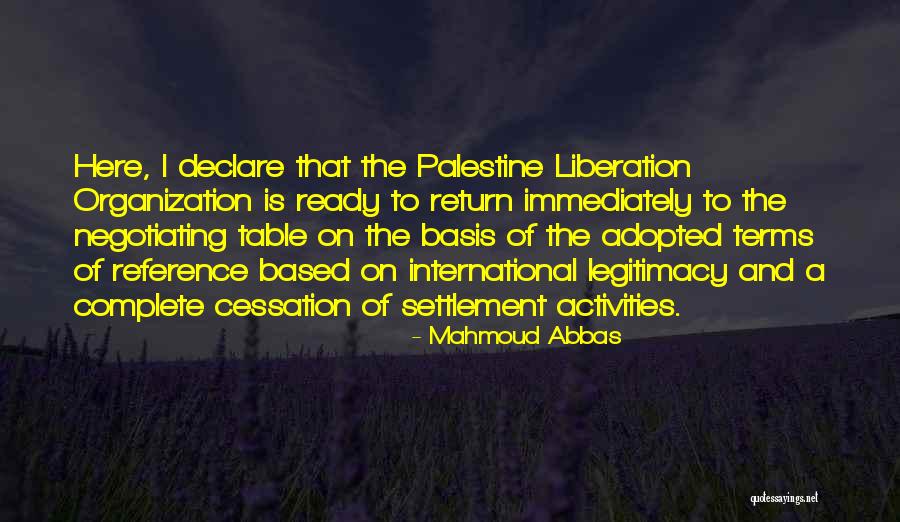 Mahmoud Abbas Quotes 836104