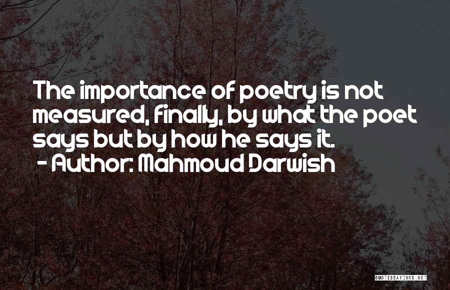 Mahmoud Darwish Quotes 666608