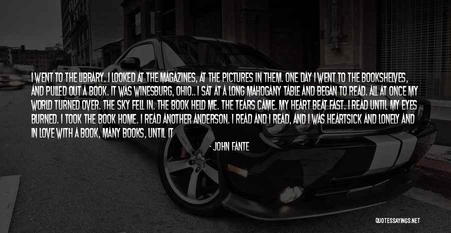 Mahogany Love Quotes By John Fante