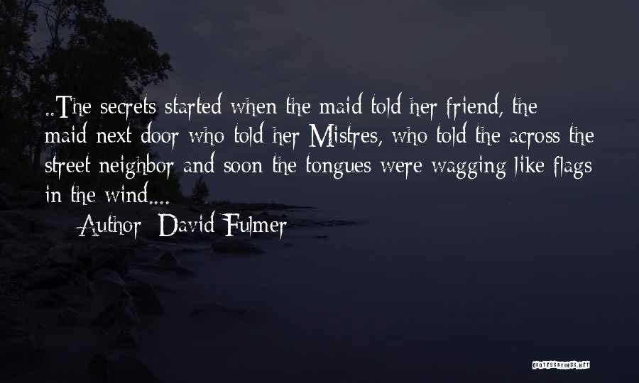 Maid Quotes By David Fulmer