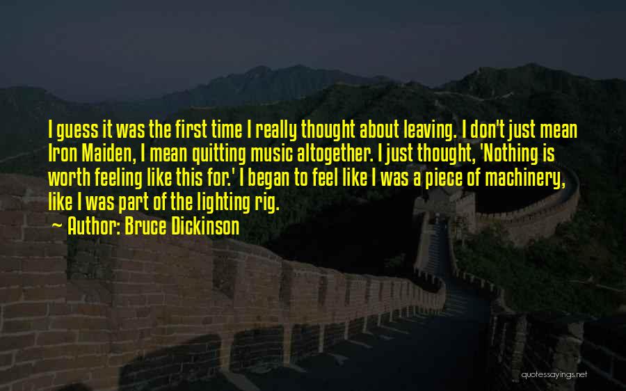 Maiden Quotes By Bruce Dickinson Maiden Quotes By Bruce Dickinson