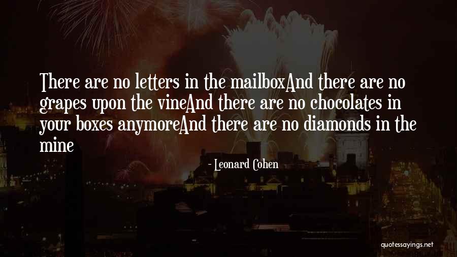 Mailbox Quotes By Leonard Cohen Mailbox Quotes By Leonard Cohen