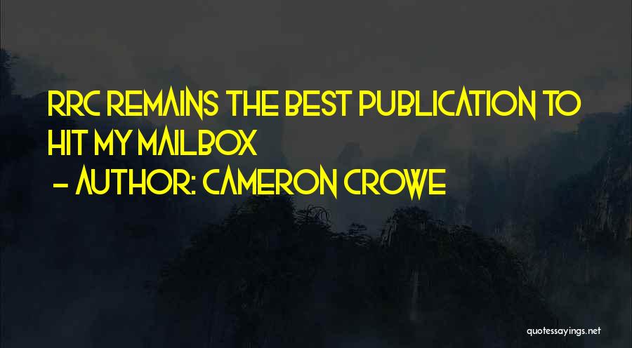 Mailboxes Quotes By Cameron Crowe