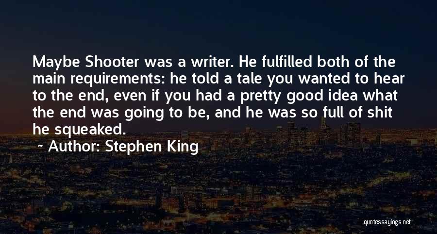 Main Idea Quotes By Stephen King