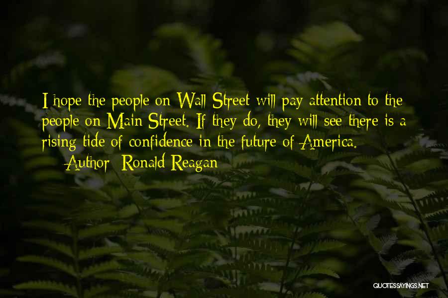 Main Street Quotes By Ronald Reagan