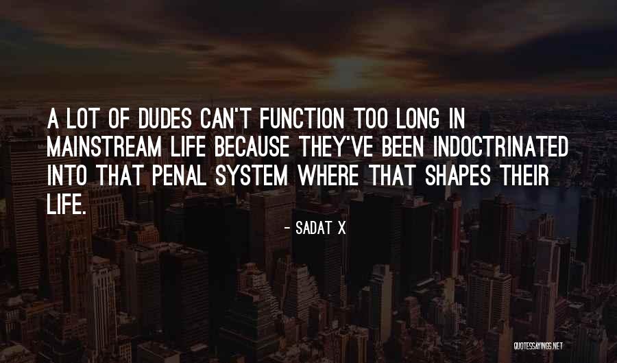 Mainstream Quotes By Sadat X