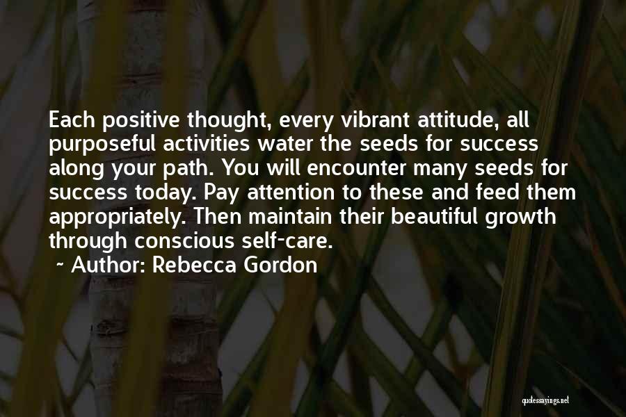 Maintain Attitude Quotes By Rebecca Gordon