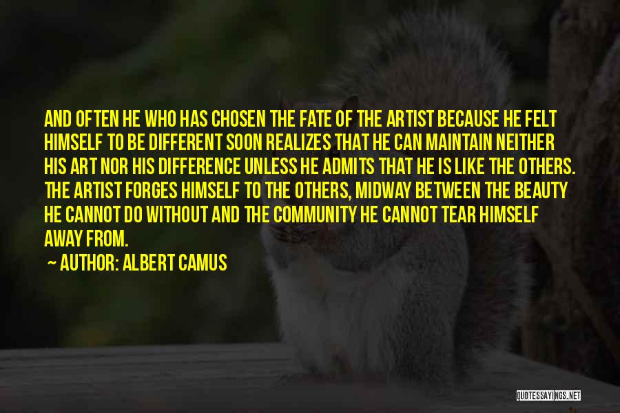 Maintain Beauty Quotes By Albert Camus