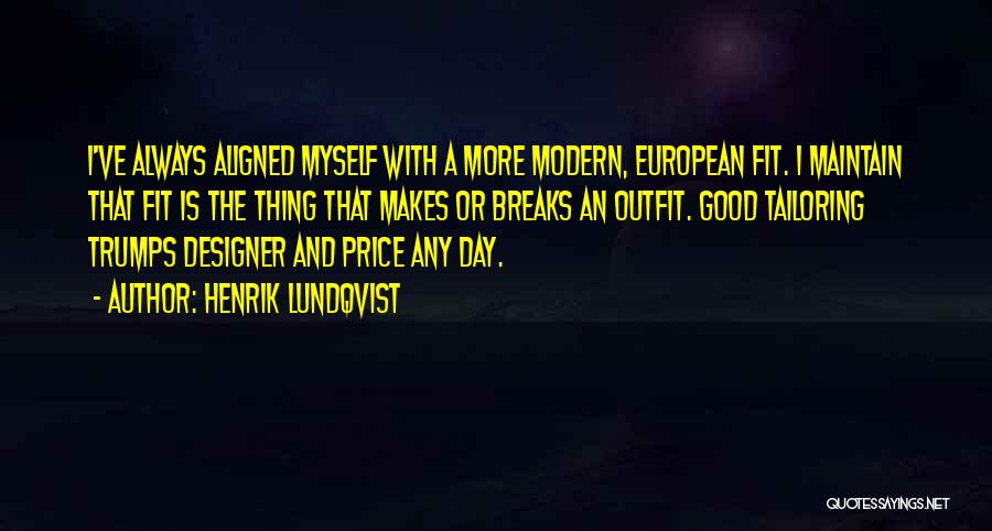 Maintain Myself Quotes By Henrik Lundqvist