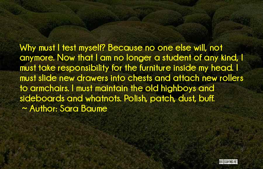 Maintain Myself Quotes By Sara Baume