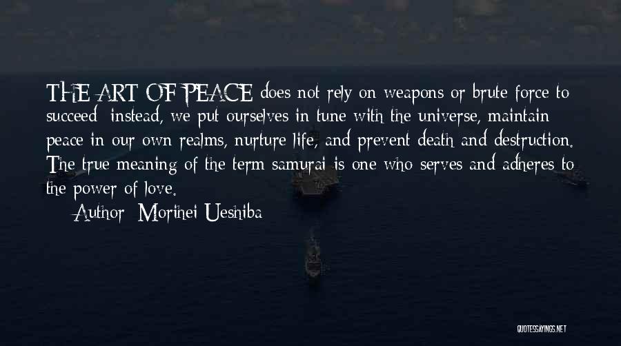 Maintain Peace Quotes By Morihei Ueshiba