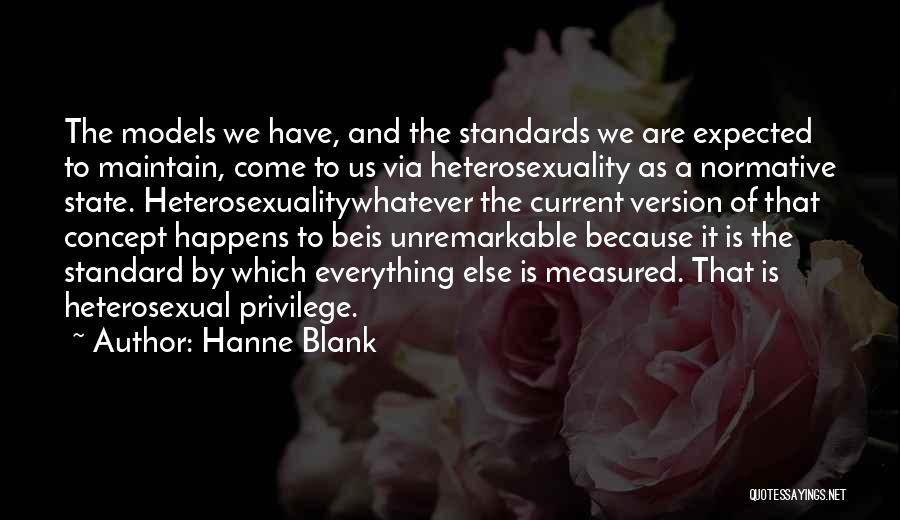 Maintain Standards Quotes By Hanne Blank