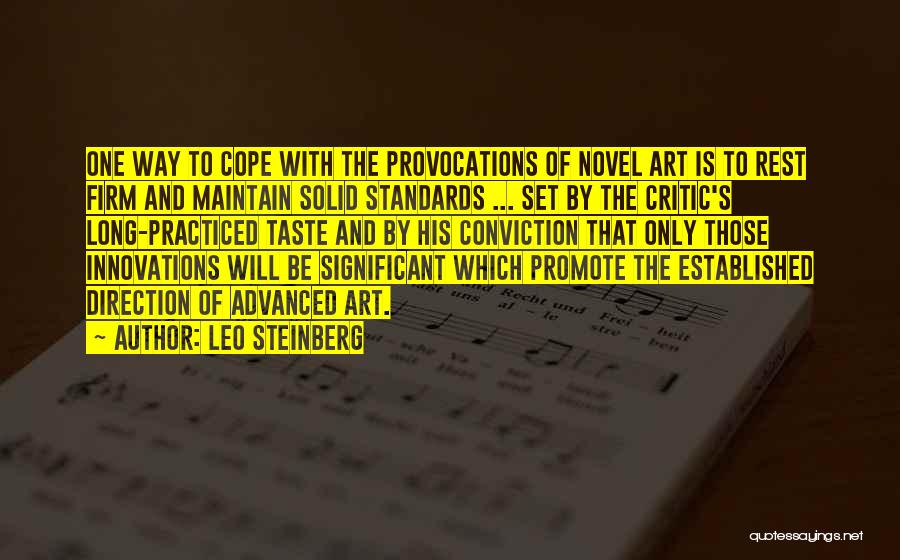 Maintain Standards Quotes By Leo Steinberg