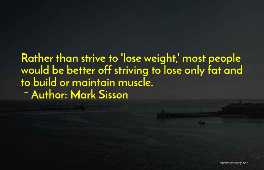 Maintain Weight Quotes By Mark Sisson