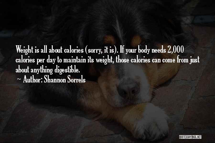 Maintain Weight Quotes By Shannon Sorrels