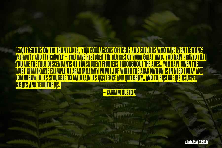 Maintain Your Integrity Quotes By Saddam Hussein Maintain Your Integrity Quotes By Saddam Hussein