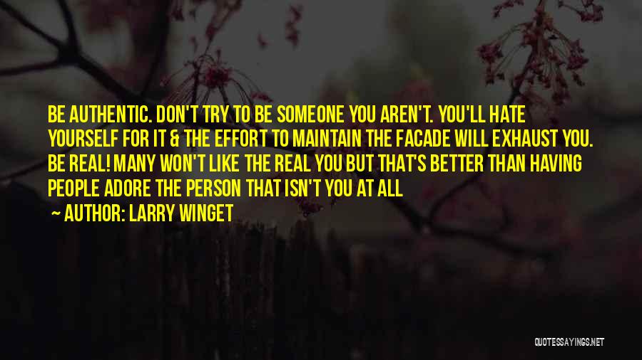 Maintain Yourself Quotes By Larry Winget