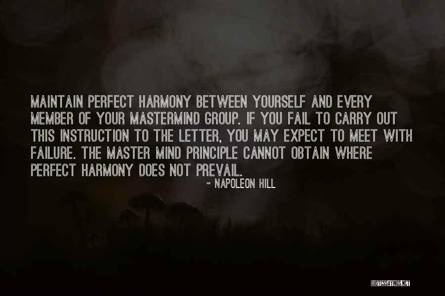 Maintain Yourself Quotes By Napoleon Hill