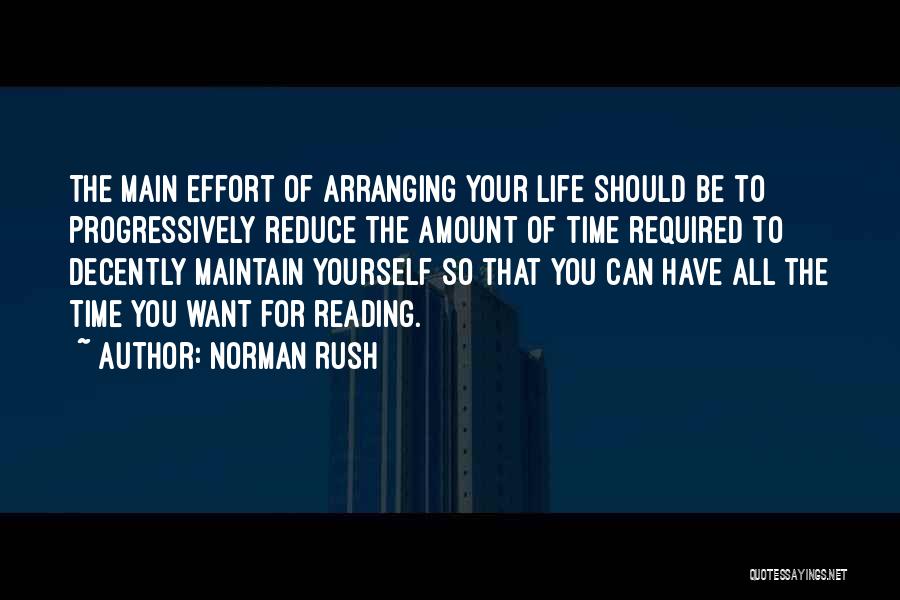 Maintain Yourself Quotes By Norman Rush