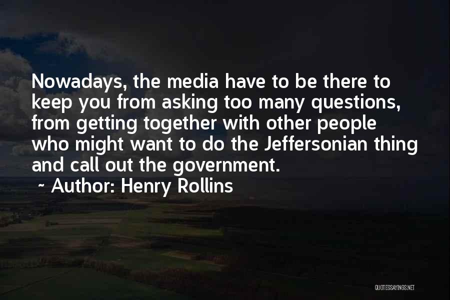 Maintained Contact Quotes By Henry Rollins