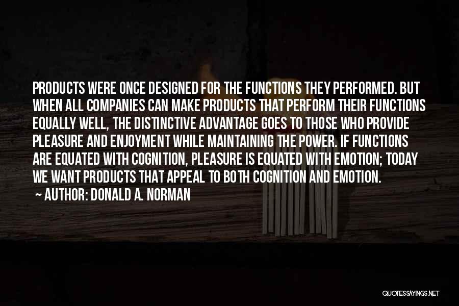 Maintaining Power Quotes By Donald A. Norman