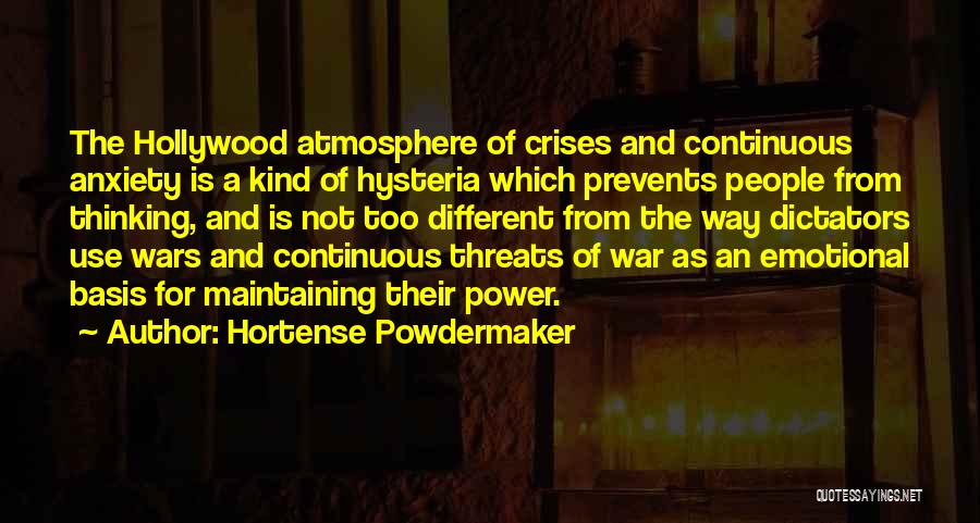 Maintaining Power Quotes By Hortense Powdermaker