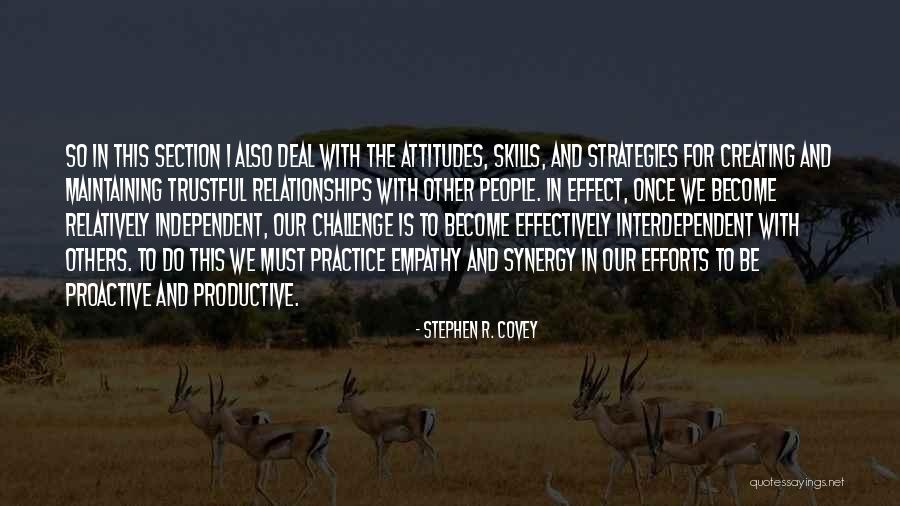 Maintaining Relationships Quotes By Stephen R. Covey Maintaining Relationships Quotes By Stephen R. Covey