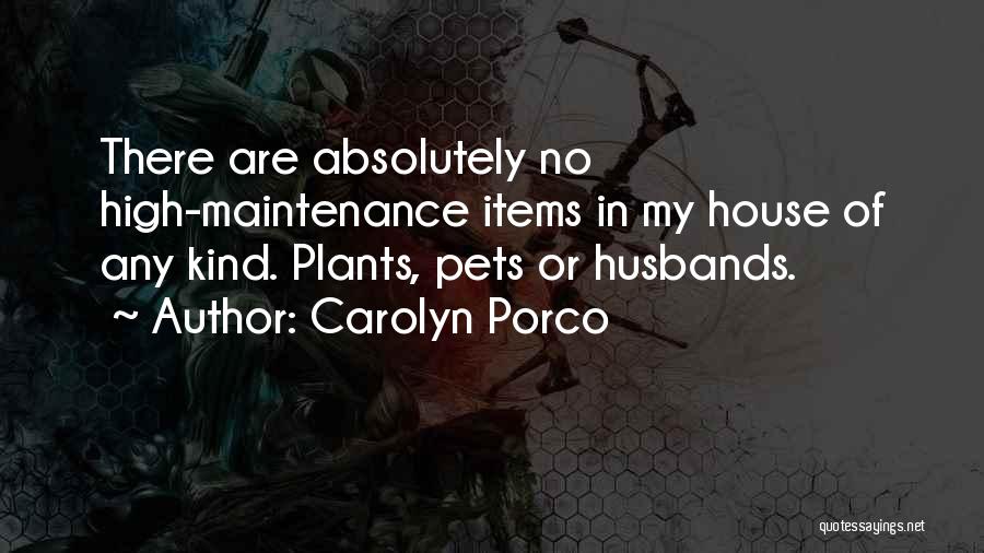 Maintenance Quotes By Carolyn Porco