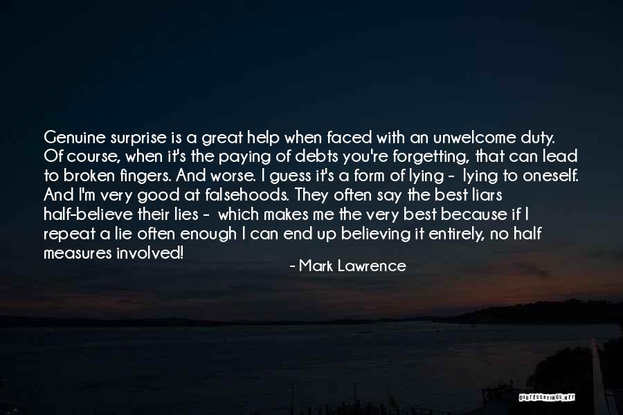 M'aiq The Liar Best Quotes By Mark Lawrence M'aiq The Liar Best Quotes By Mark Lawrence