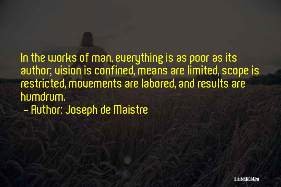 Maistre Quotes By Joseph De Maistre