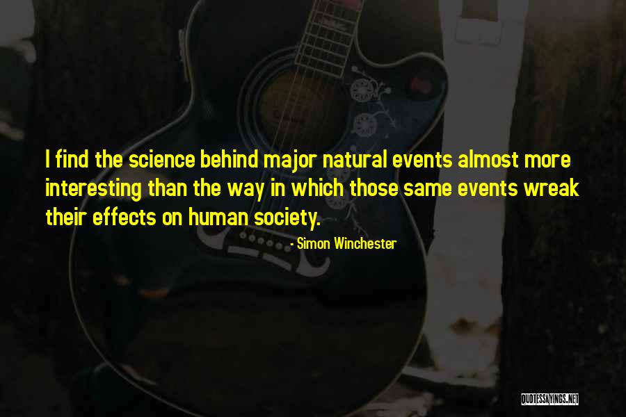 Major Events Quotes By Simon Winchester Major Events Quotes By Simon Winchester