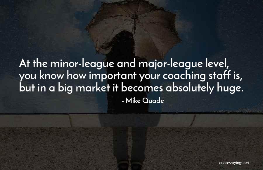 Major League Quotes By Mike Quade