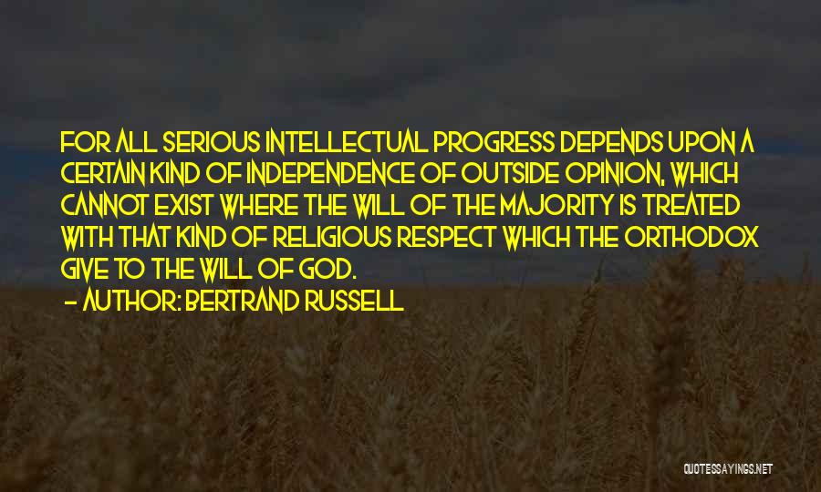 Majority Opinion Quotes By Bertrand Russell