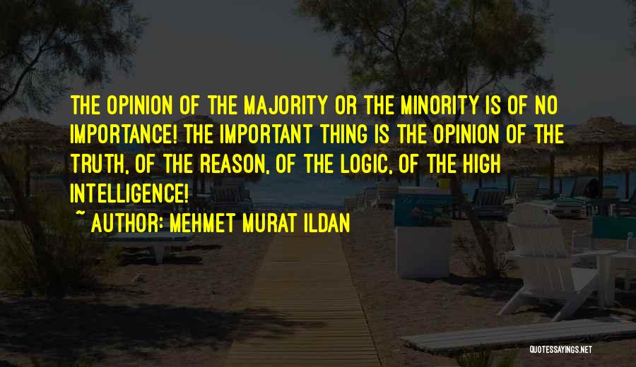 Majority Opinion Quotes By Mehmet Murat Ildan