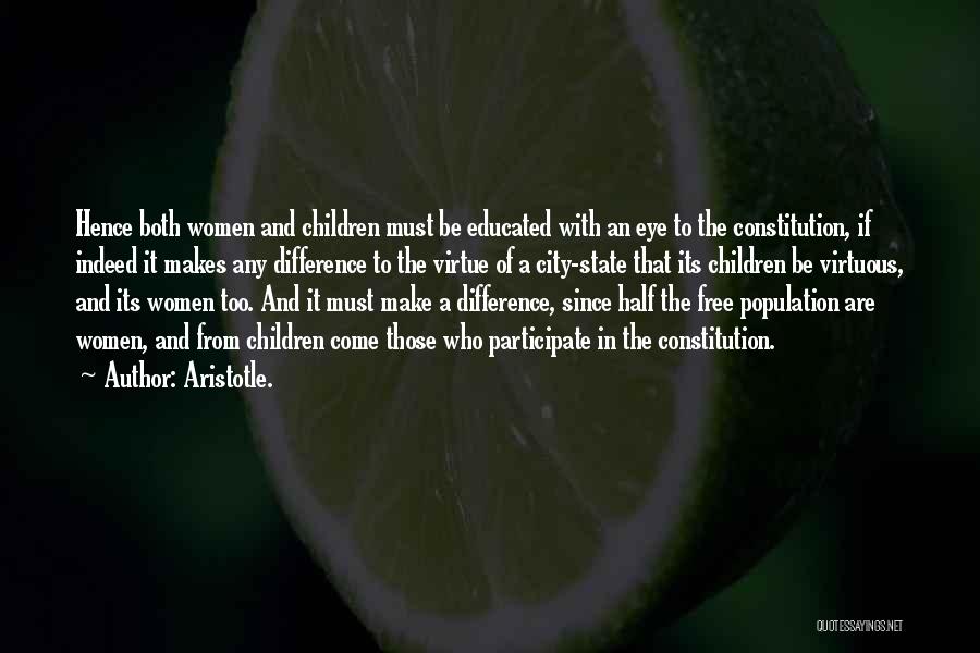 Make A Difference Quotes By Aristotle.