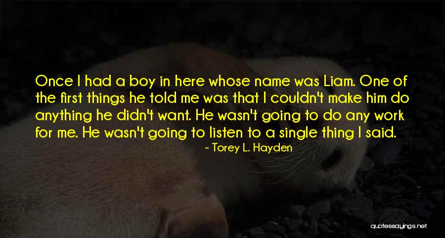Make A Name For Quotes By Torey L. Hayden Make A Name For Quotes By Torey L. Hayden