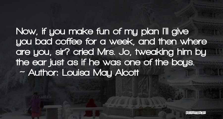 Make A Plan Quotes By Louisa May Alcott