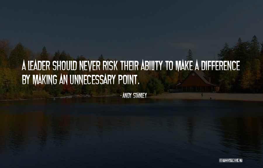 Make Difference Quotes By Andy Stanley