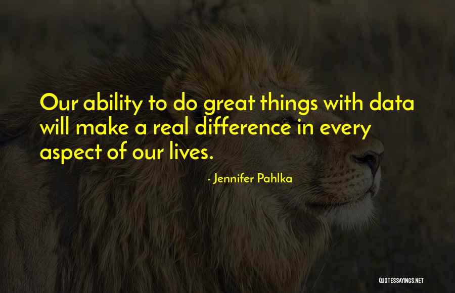 Make Difference Quotes By Jennifer Pahlka