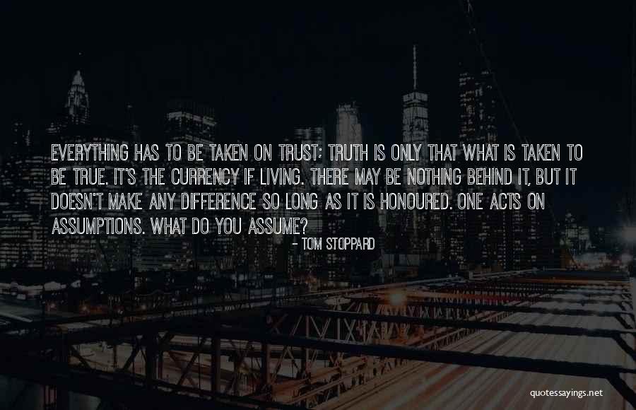 Make Difference Quotes By Tom Stoppard